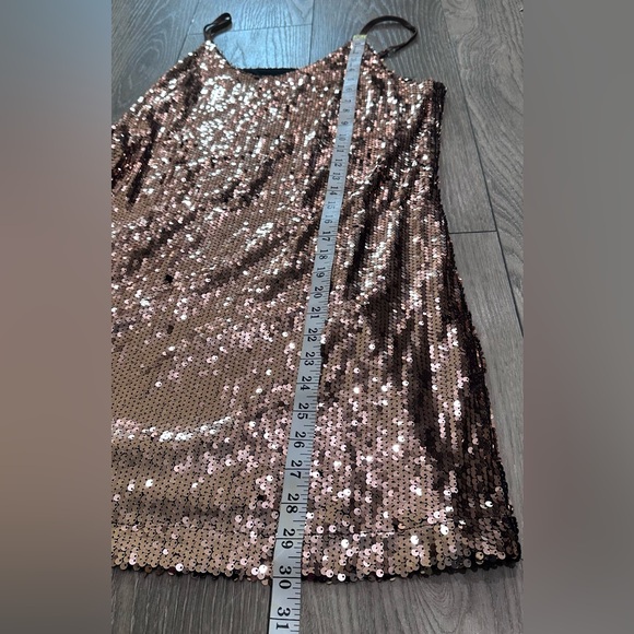 👗 Allegra K Women's Glitter Sequin Spaghetti Strap V-Neck Party Dress ✨ - Picture 12 of 13